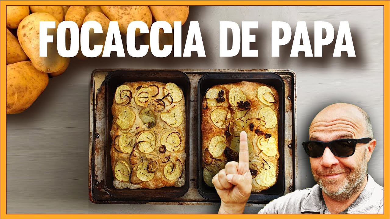 Focaccia CASERA de MASA MADRE y LEVADURA