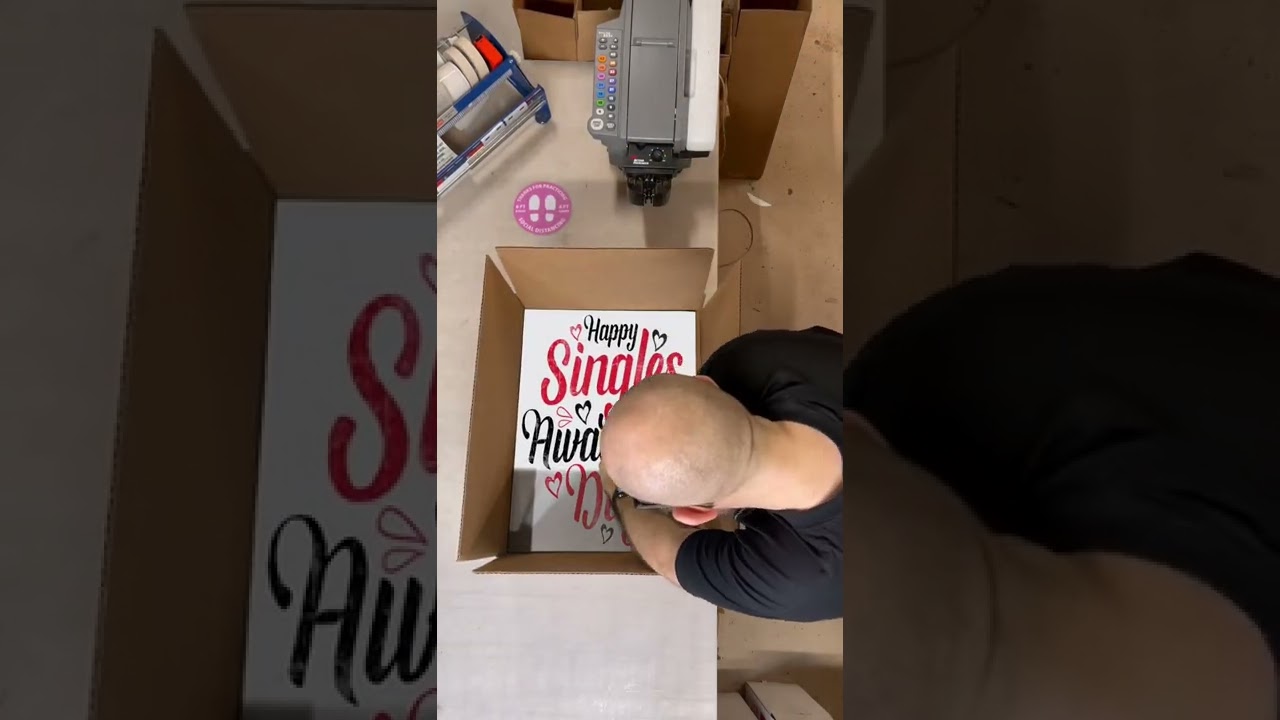 Sign Shipping ASMR #1 Packing Order Sounds