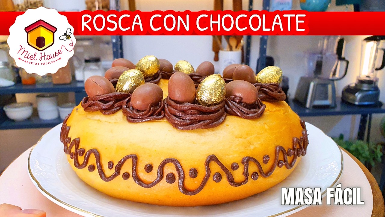 ROSCA DE PASCUAS con chocolate SIN COMPLICACIONES