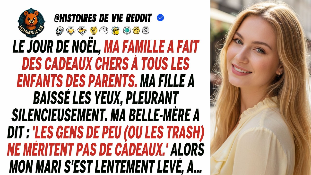 Leurs enfants ont eu des cadeaux chers. Ma fille pleurait, alors mon mari a enfin réagi.
