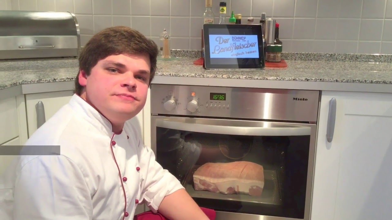 Schweinebraten aus dem Backofen