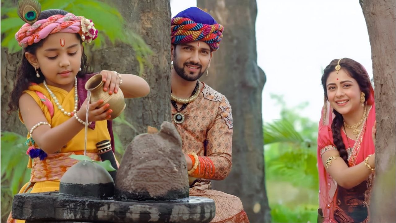 नन्हे कन्हैया की भोलेनाथ भक्ति देख भावुक हुए मइया-बाबा || Yashomati Maiyaa Ke Nandlala ||