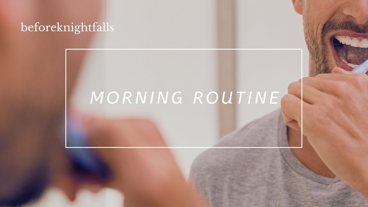 ASMR: morning routine