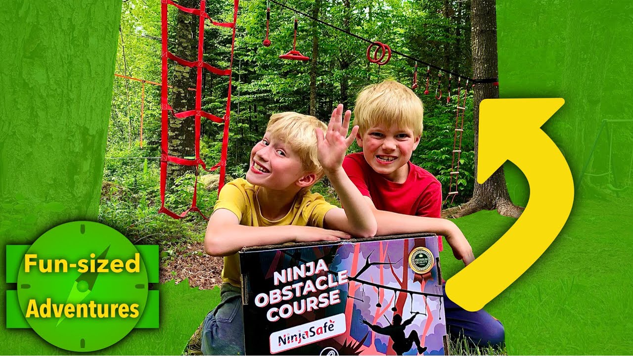 Backyard Ninja Obstacle Course by NinjaSafe | Unboxing, Setup & Review