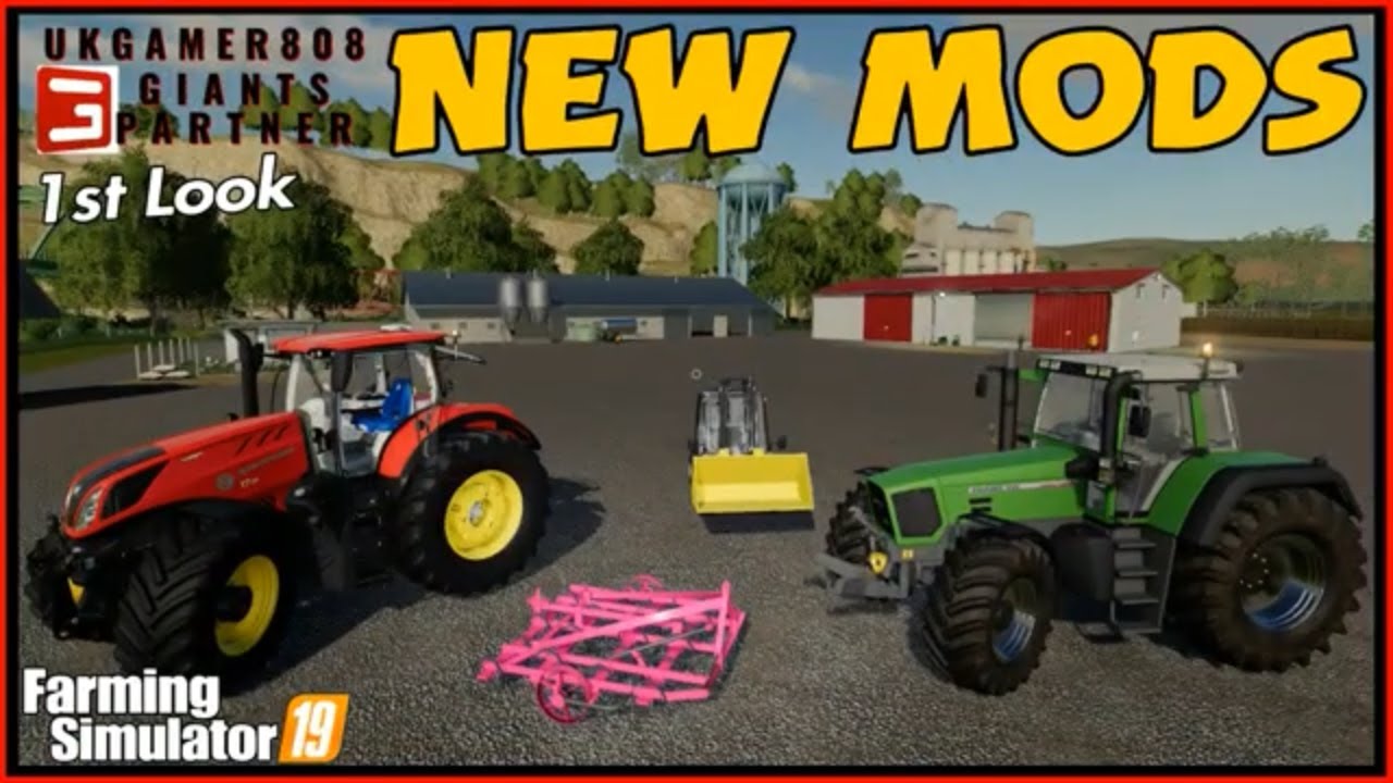 FS19 NEW MODS New Tractors 1st look Mod review fs19 farming simulator 19