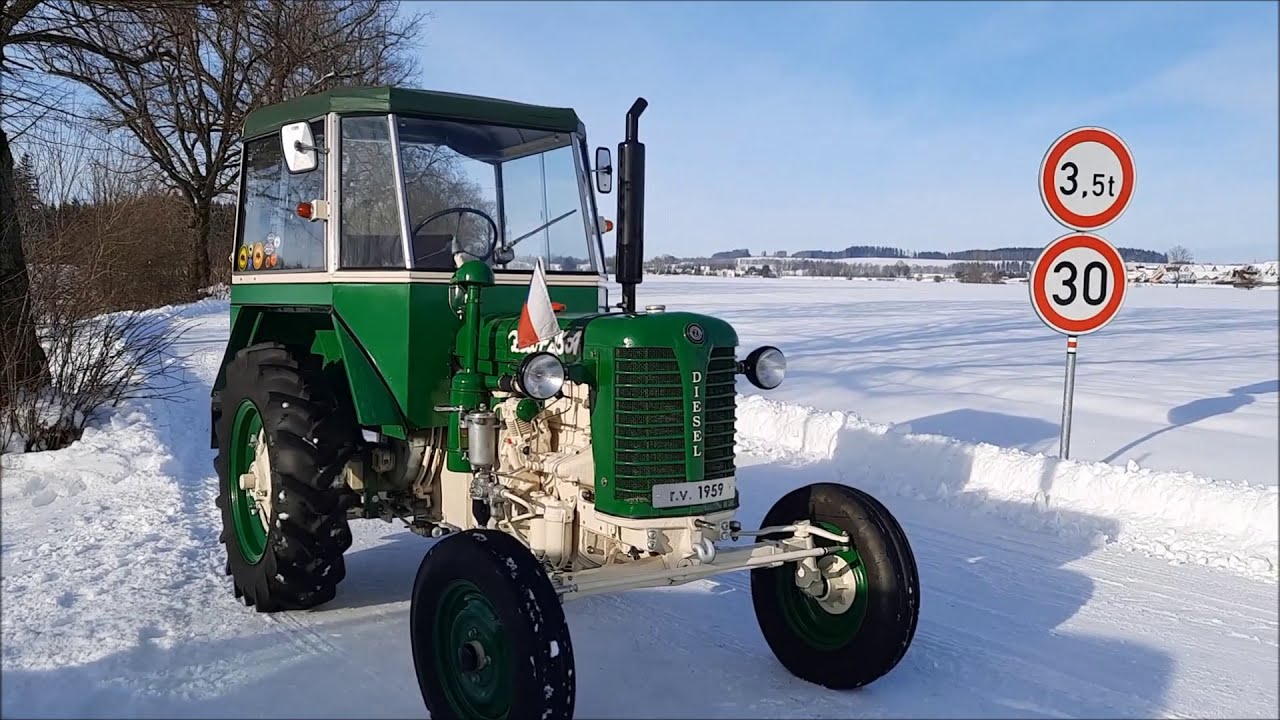 ZETOR 25A 1959 - Zimní vyjížďka/Winter ride