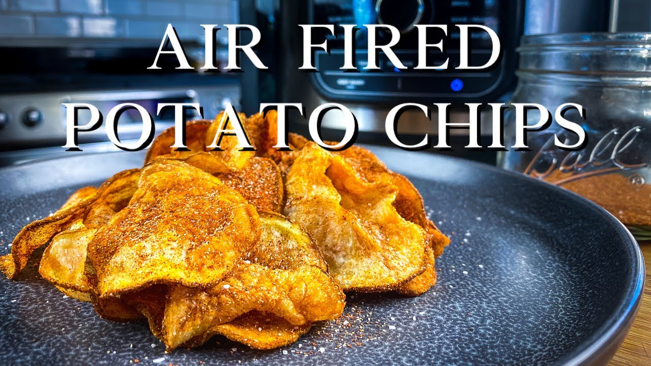 HOW TO MAKE Air Fryer Potato Chips (BBQ Flavored) | Vegan & Plant Based Friendly