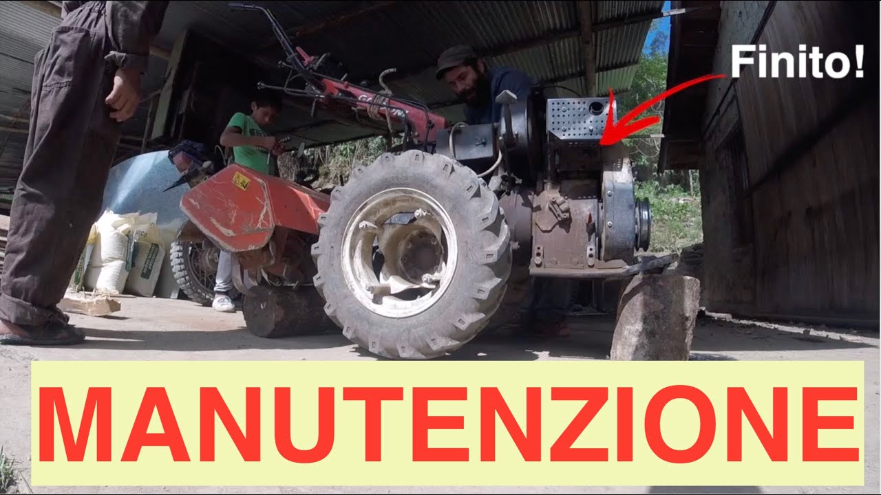 Motocoltivatore Goldoni special 140: MANUTENZIONE