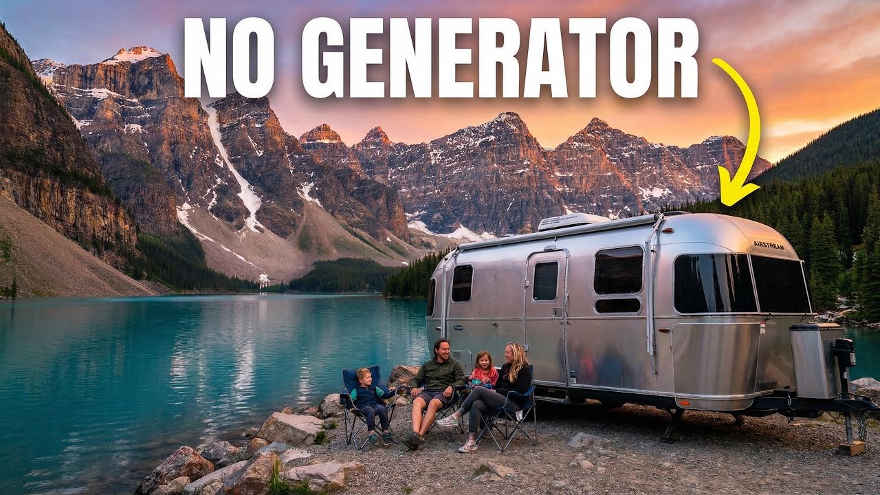 Как этот трейлер Airstream проработал 90 дней без генератора [ПУТЕШЕСТВИЕ НА АЛЯСКУ]