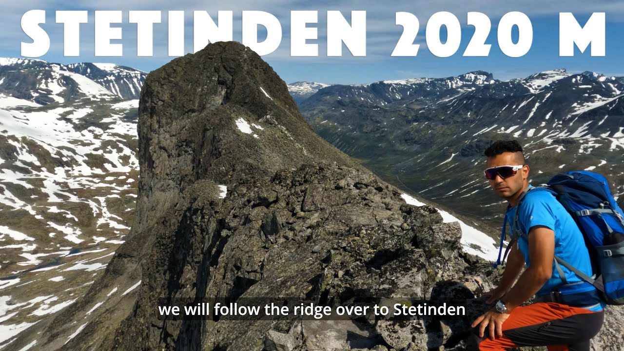 Spectacular Hike to Stetinden 2020 m in Jotunheimen, Norway