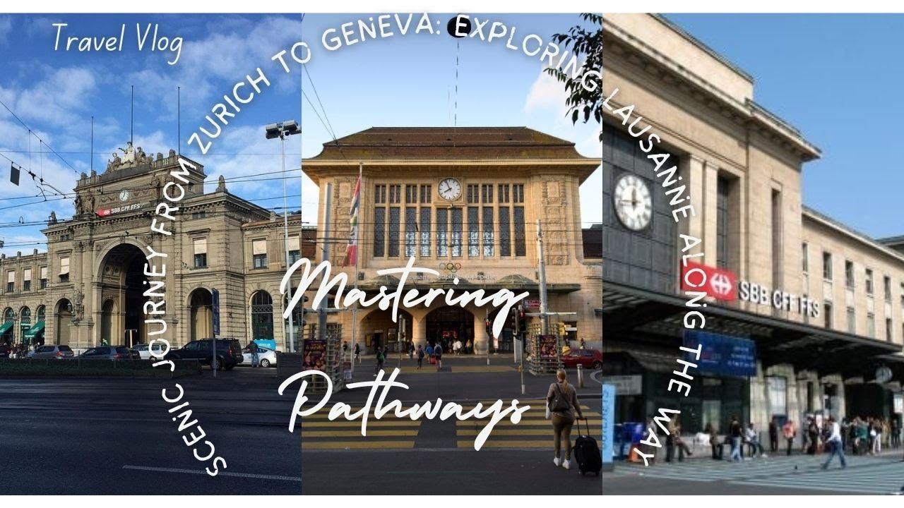Scenic Swiss Rail Journey: Zurich to Geneva via Lausanne 🚆🏔️ Switzerland
