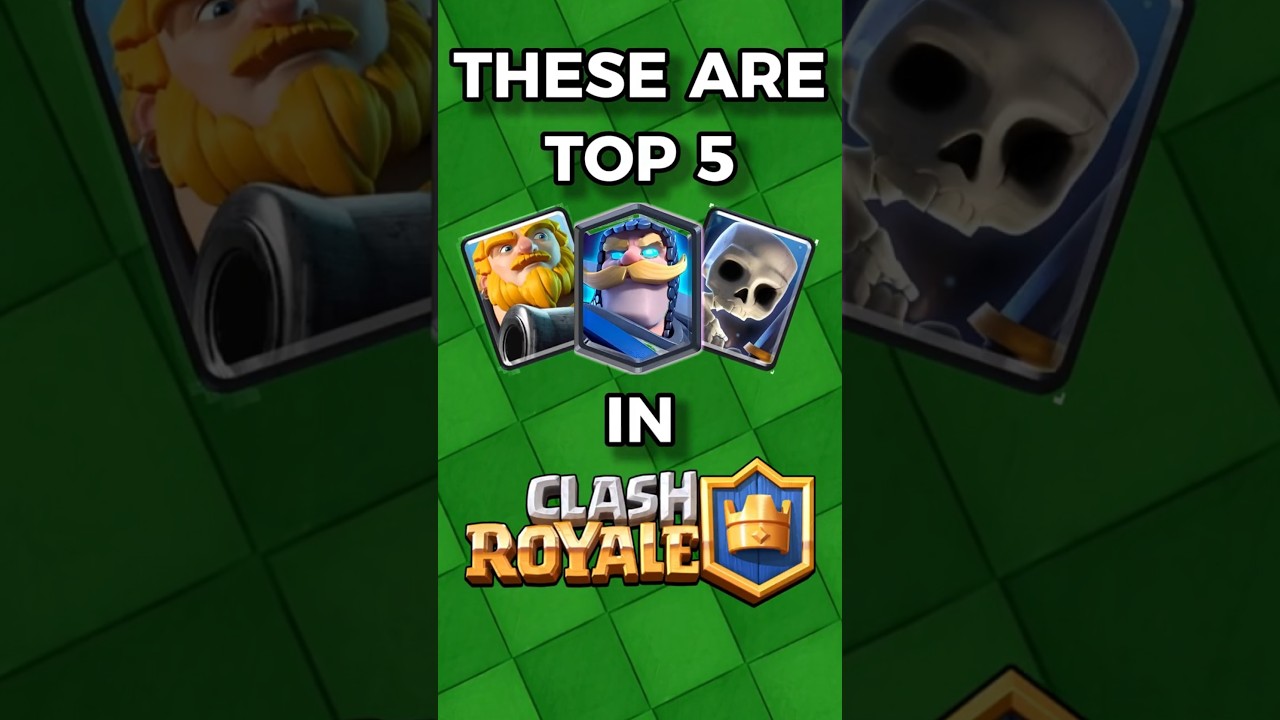 Ranking Top 5 Common Cards #clashroyale