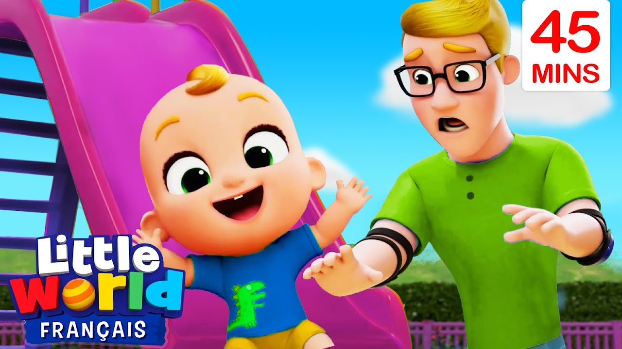 Apprendre à jouer en toute sécurité | Comptines pour les tout-petits | Little World Français