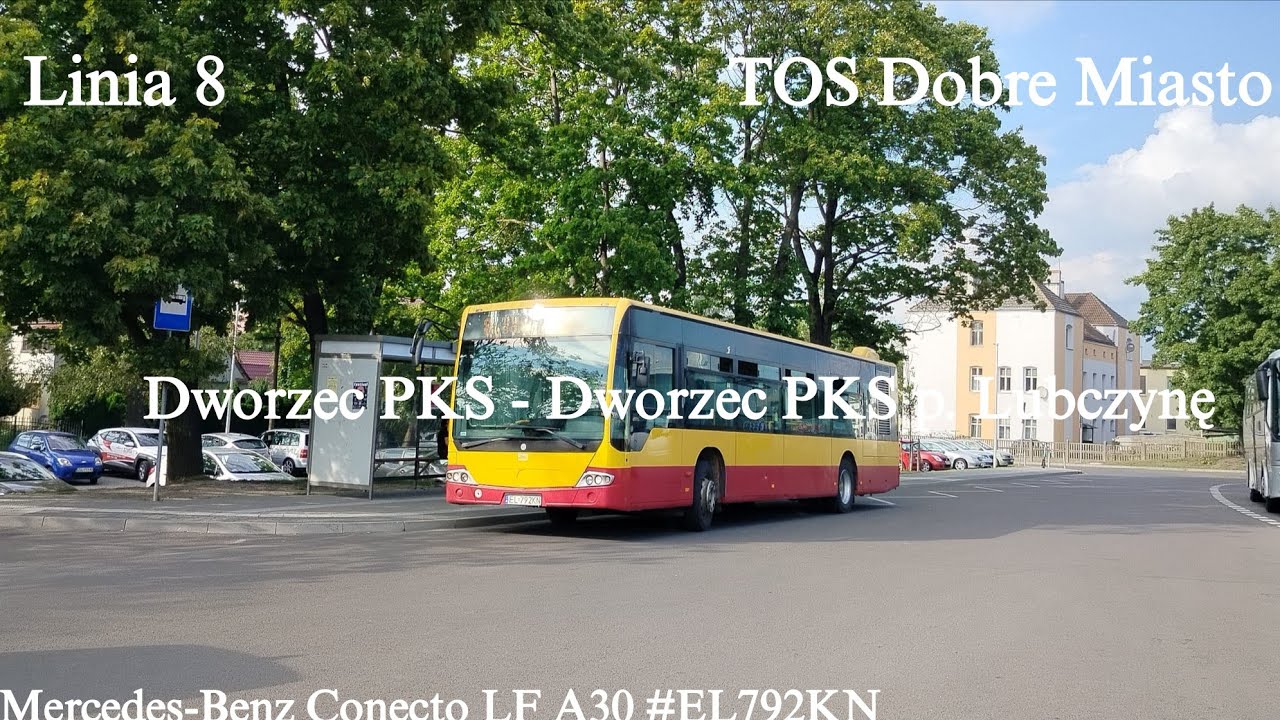 Goleni&oacute;w Linia 8 Dworzec PKS - Dworzec PKS p. Lubczynę Mercedes-Benz Conecto LF A30 #EL792KN