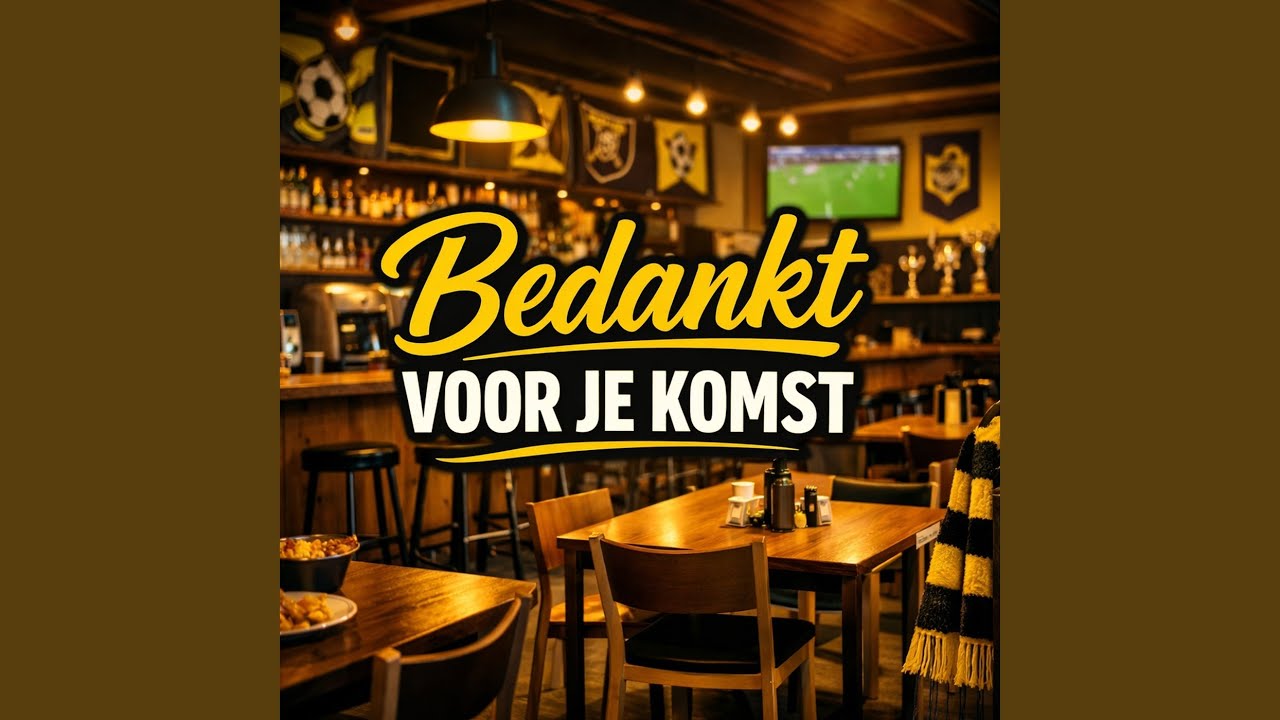 Bedankt voor je komst