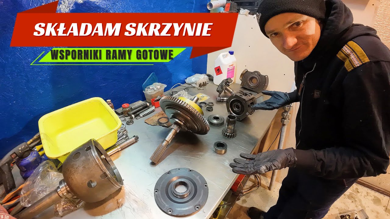 JOHN DEERE Z SILNIKIEM BIZONA #18 SKŁADAM SKRZYNIĘ CZY TO BEDZIE DZIAŁAĆ ? WSPORNIKI RAMY