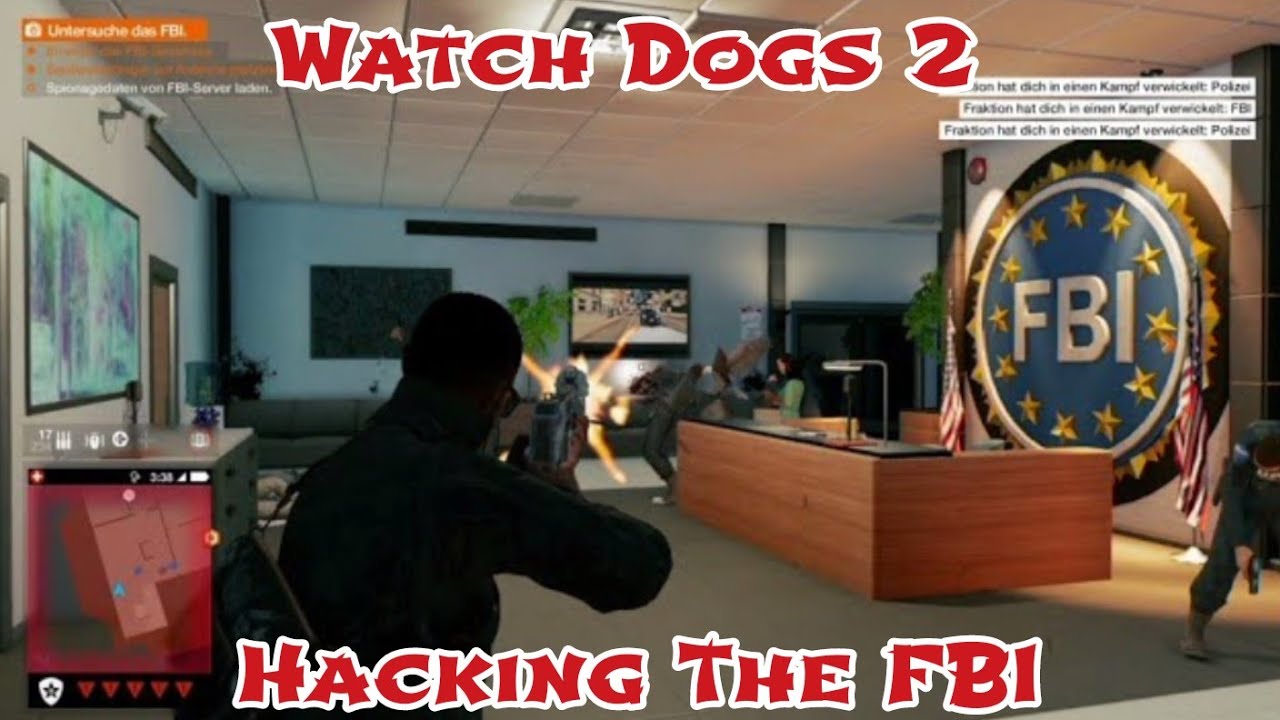 Hacking the FBI Story Mode Mission - Watch Dogs 2