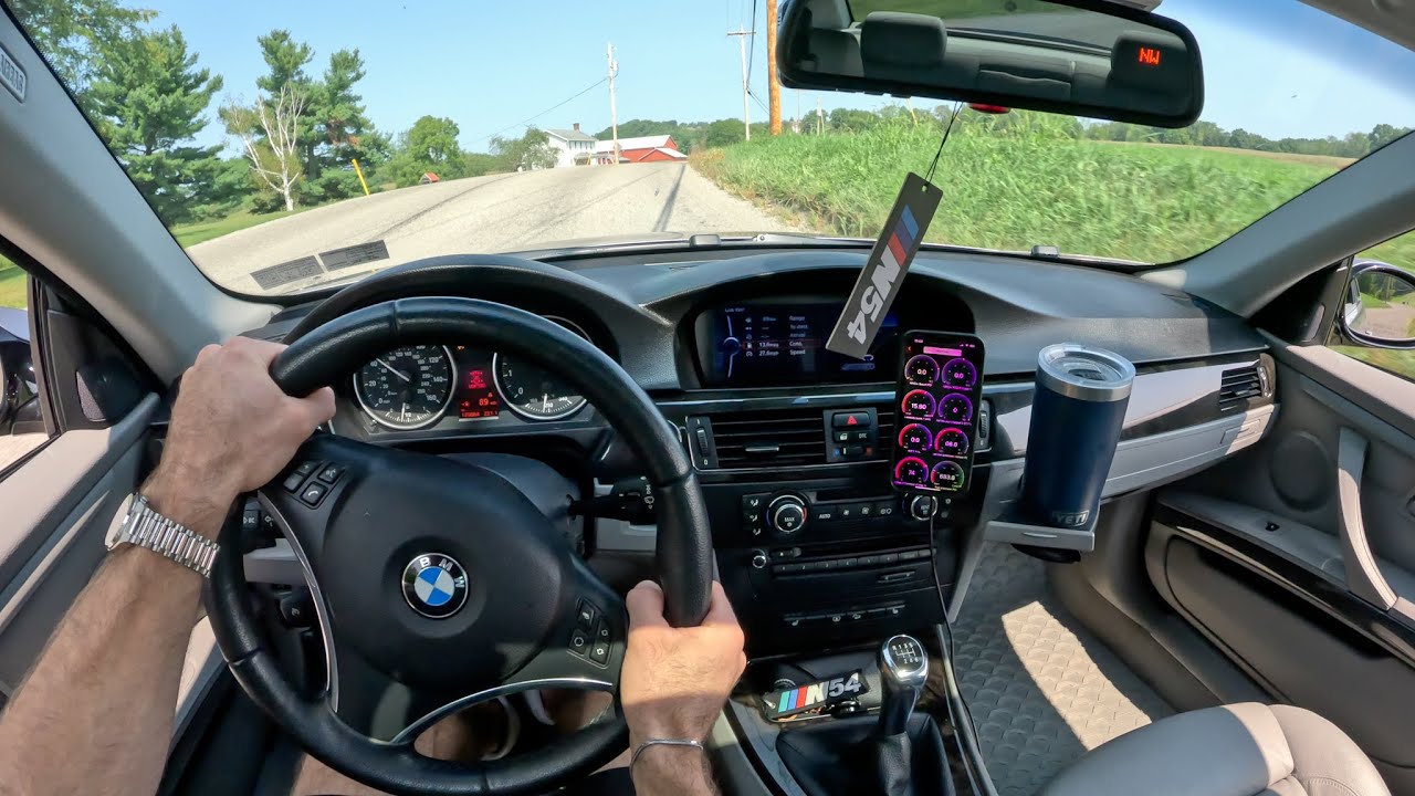 Straight Piped Single Turbo BMW N54 POV