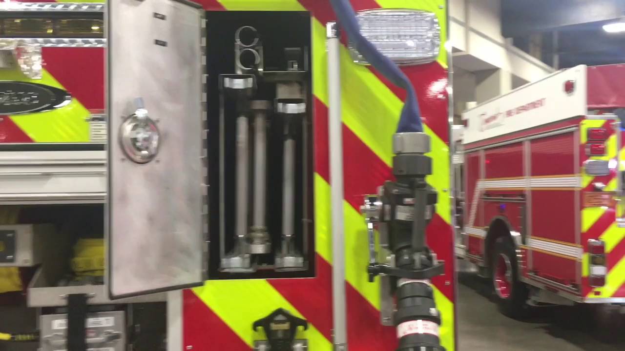 Walkaround of a 2016 Pierce Arrow XT Pumper for City of Fayetteville (NC) Fire Department