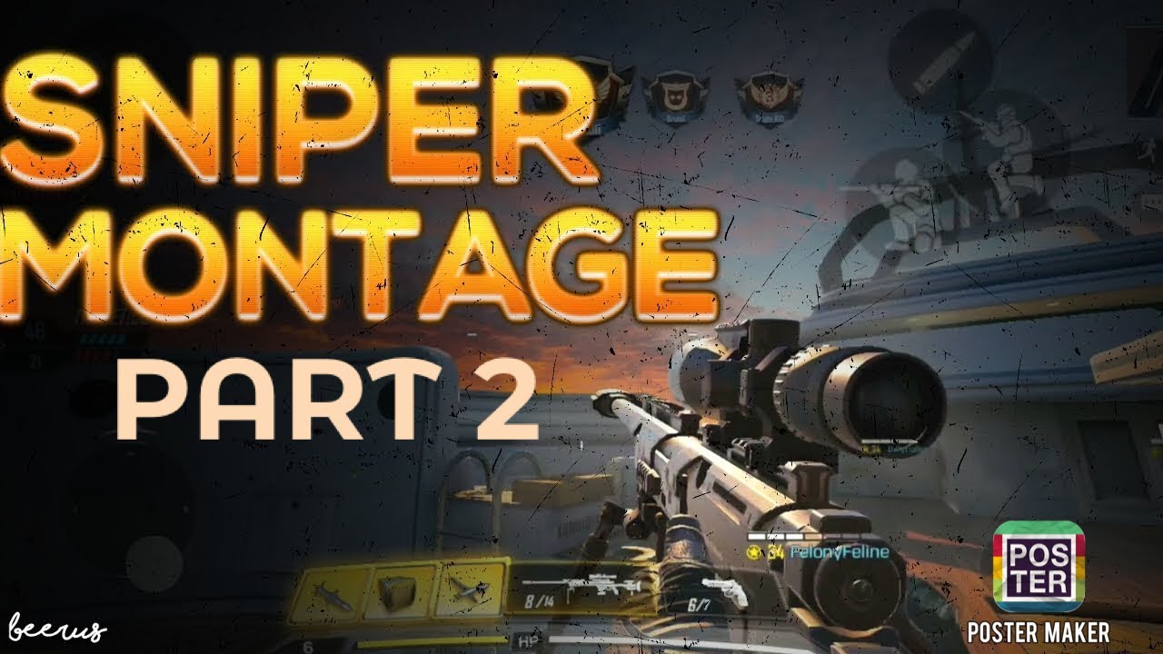 Sniper montage - GodzillaXz - #CODMobile Malaysia