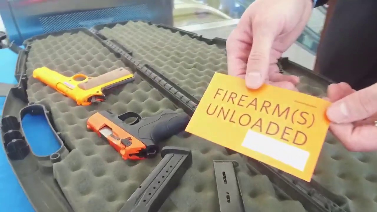 How to pack a gun in your checked bag