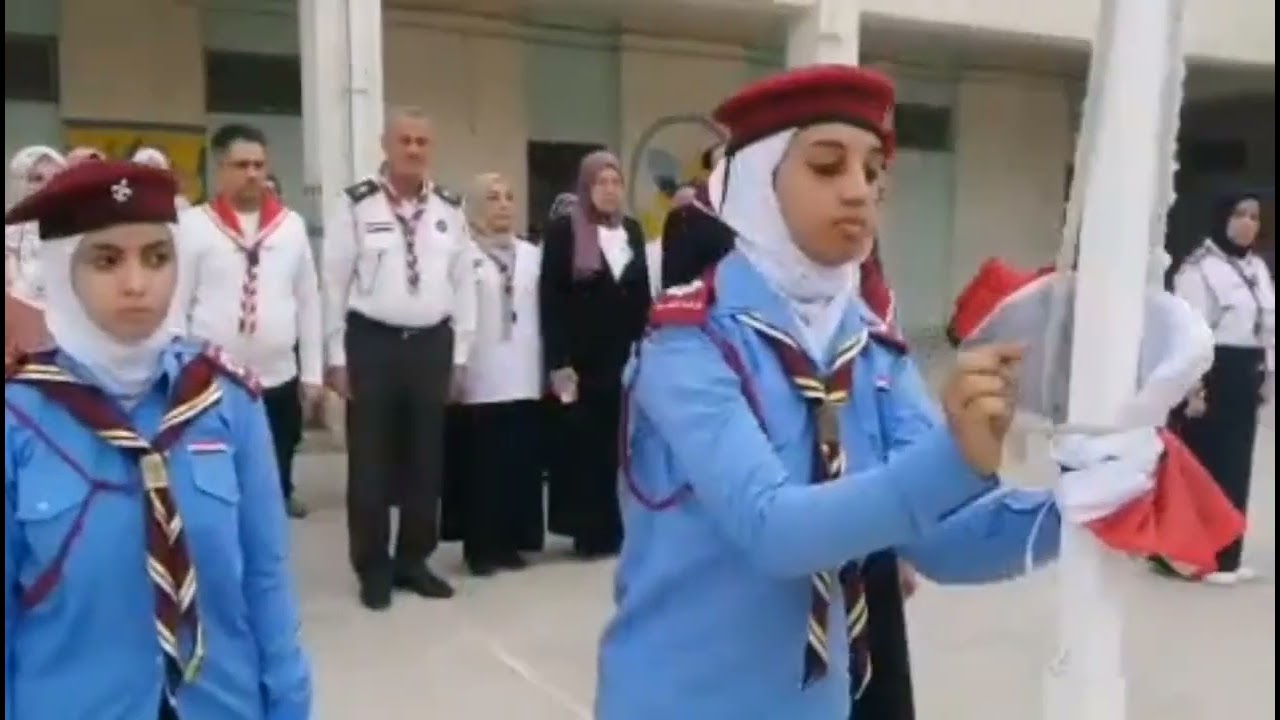 الايعازات الكاملة لمراسيم رفع العلم. تربية بابل 2022