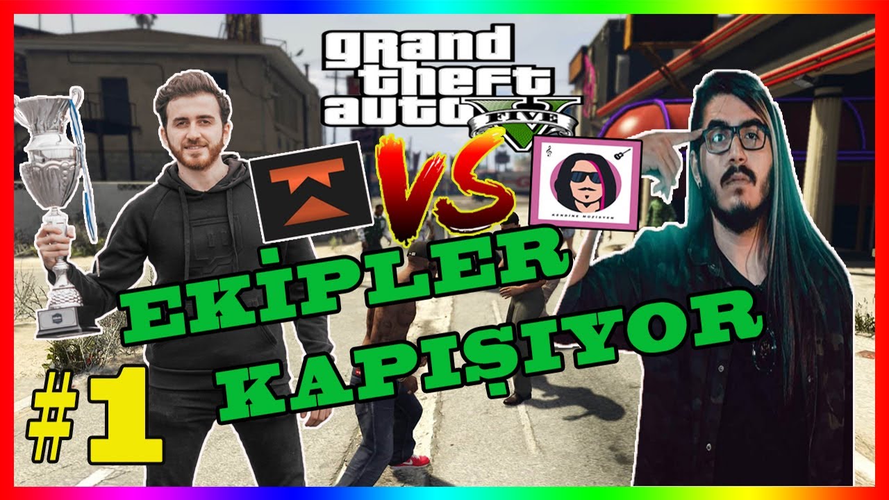 WTCN TEAM VS ERİK DALI TEAM - İDDİALI GTA V KAPIŞMASI !! #1