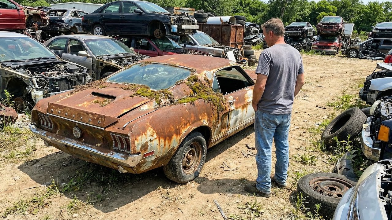 Asmr Car Restoration! Ford Mustang GT 500 from Total Damage to New