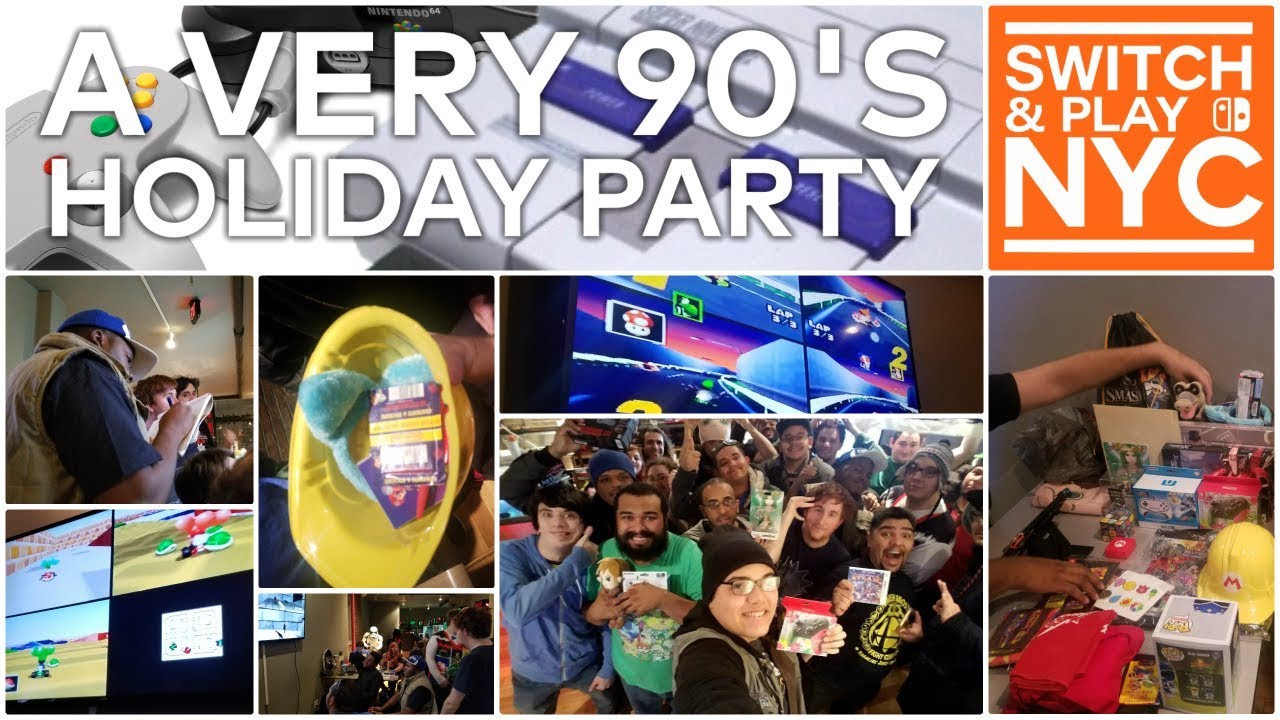 A VERY 90'S HOLIDAY PARTY with Switch & Play NYC!
