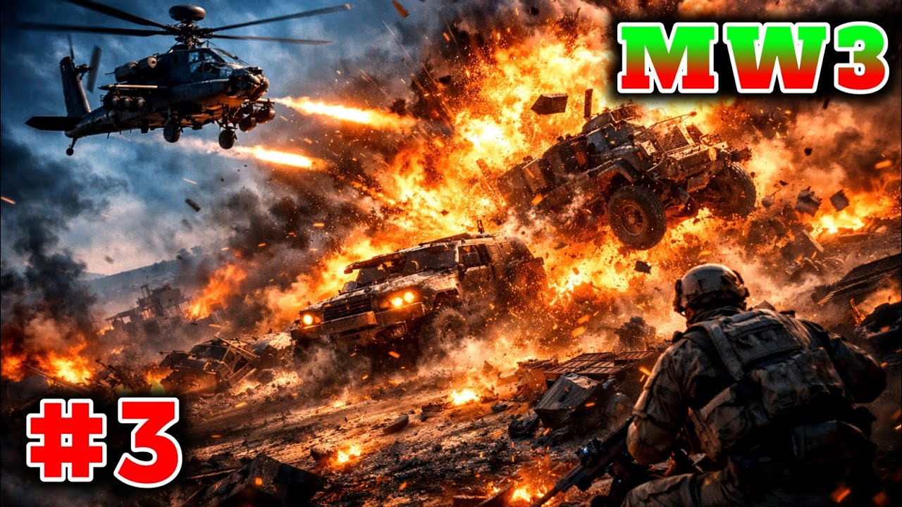 Enemy Helicopter Destroyed! 🚁💥 | MW3 Gameplay Walkthrough #mw3 #modernwarfare3 #viral 