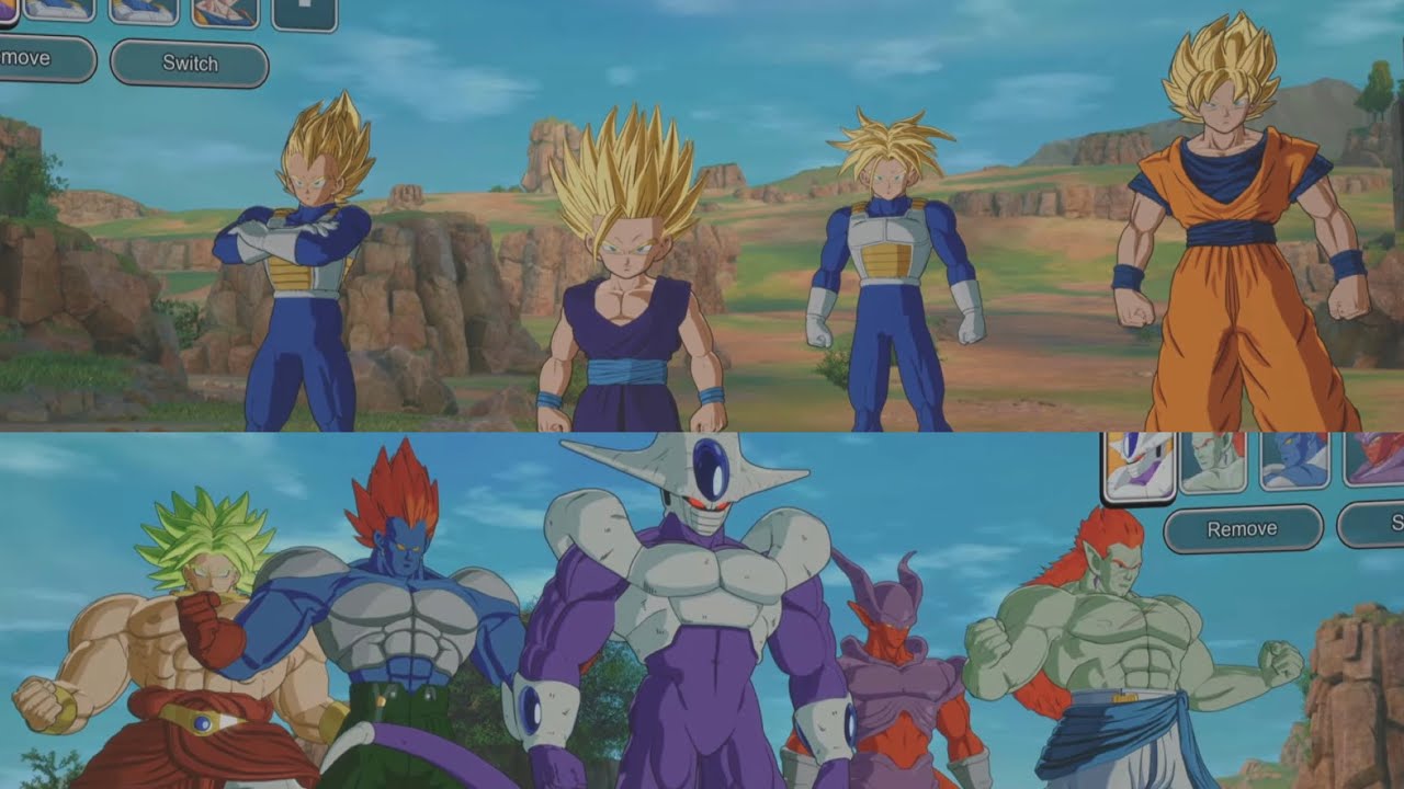 4 vs 5 Raging blast 2 into REQUESTED BATTLE - Dragon ball sparking zero