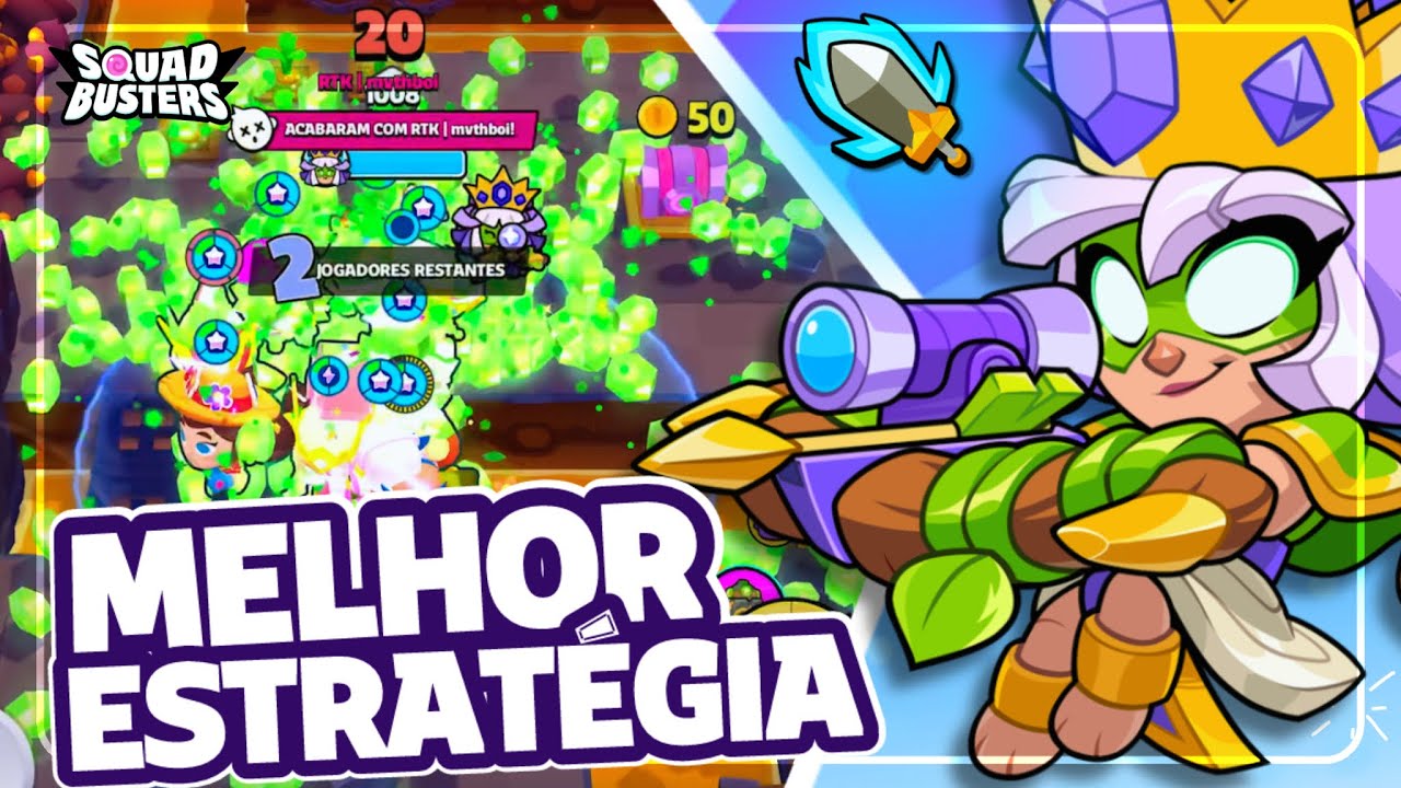 MELHOR ESTRATÉGIA para RAINHA ARQUEIRA no Squad Busters