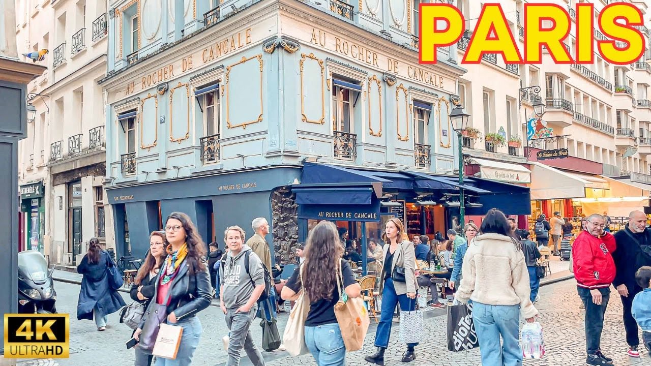 Paris, France 🇫🇷 - Paris City Center, April 2024 | Paris Walk 4K  (▶1hour)