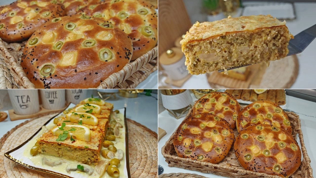 طاجين الجبن الرمضاني🌙بنة ماتتراطاش بنة  الاعراس يجي مشمخ من داخل🤤مع خبز  بالزيتون خفتو وبنتو لاتوصف