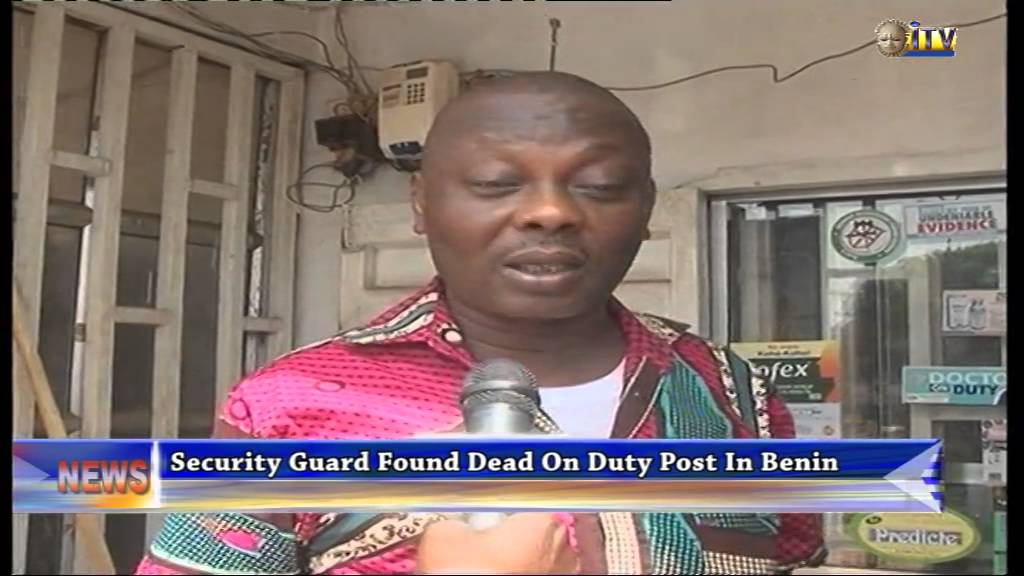 Security guard found dead on duty post in Benin