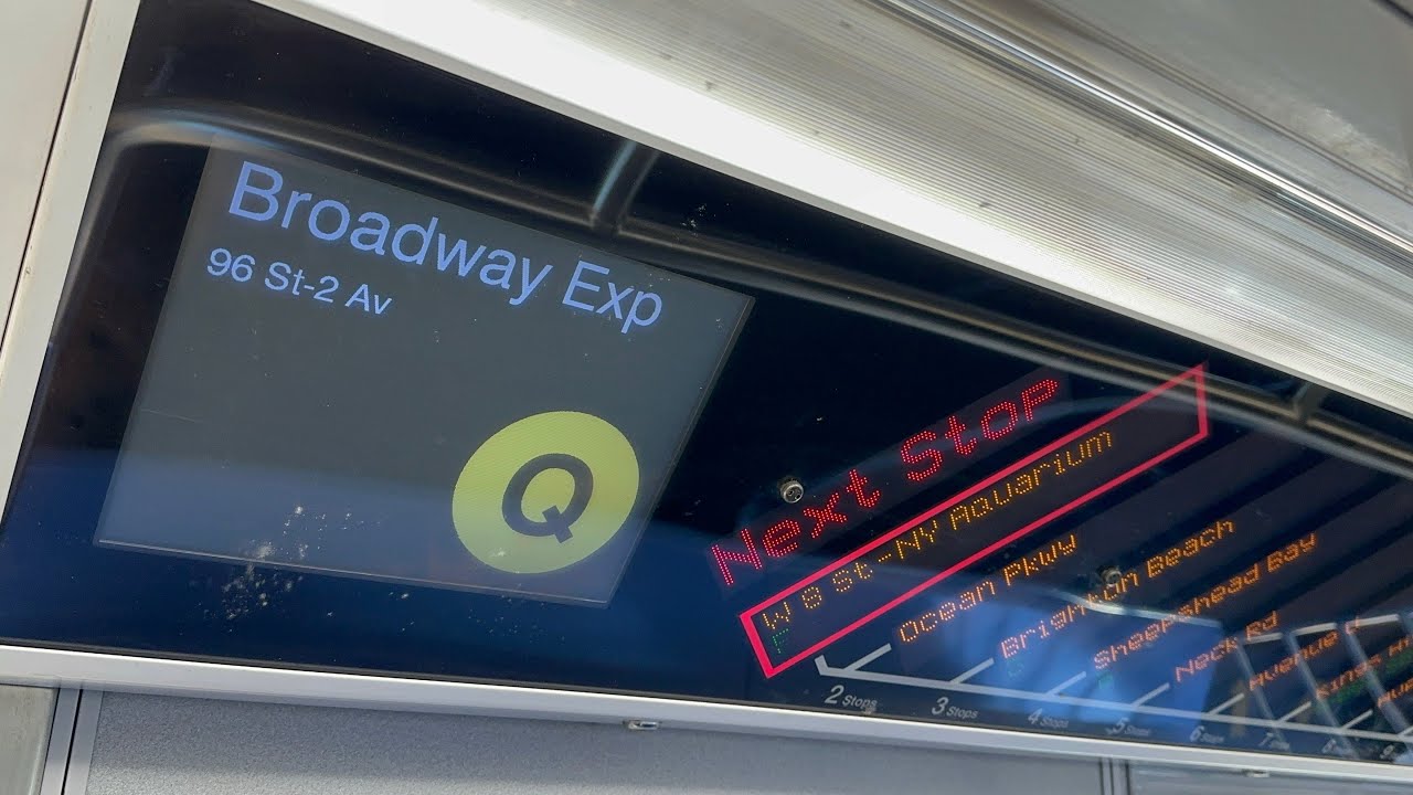 The Broadway Line: R160B Q Train Ride from Coney Island-Stillwell Avenue to 96th Street-2nd Avenue