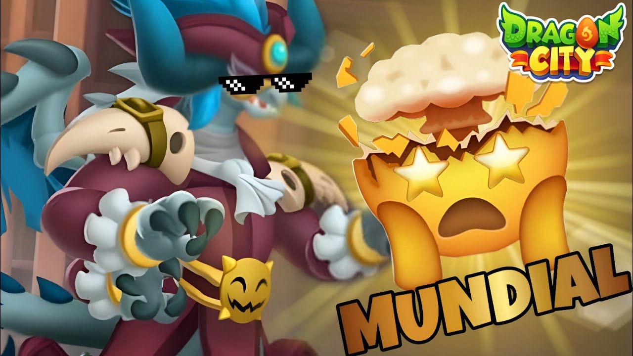 Amassei um TOP MUNDIAL! Time de MILH&Otilde;ES!🤯🔥 DRAGON CITY