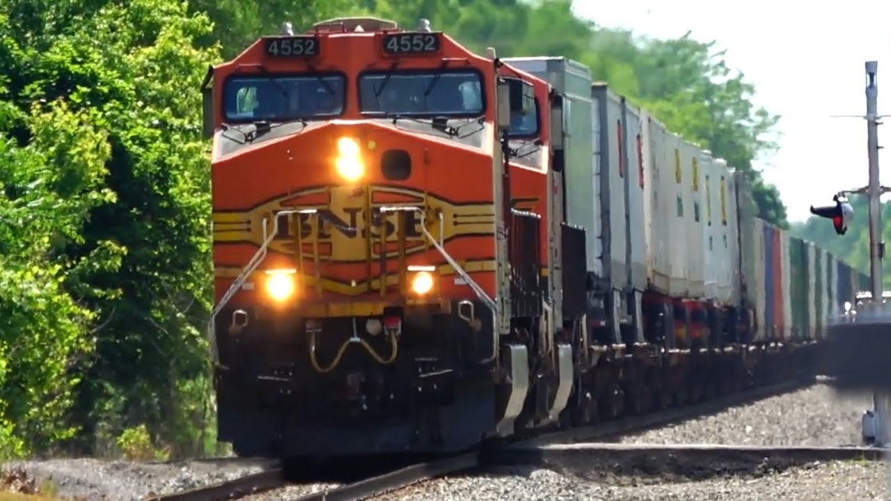 CSX Meets CSX and BNSF Meets CP 2 Different Train Meets! CP BNSF and UP Engines Power NS Train! DPU!