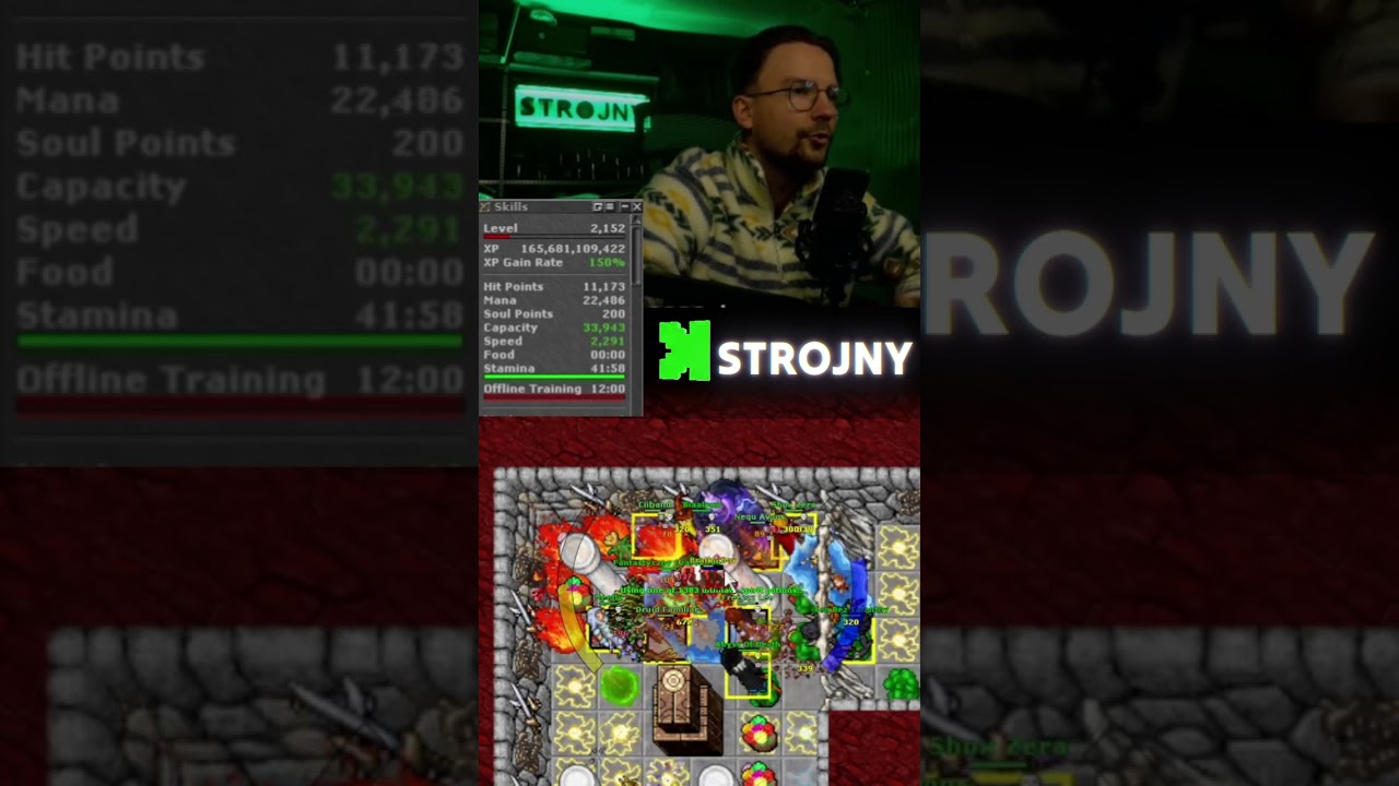 JAKIMŚ CUDEM WBIŁEM RED SKULLA 2153 RP #tibia #pk #pvp