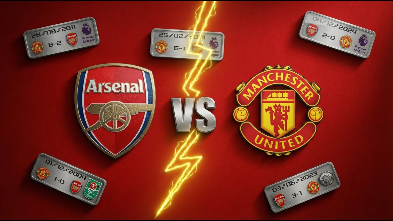 Arsenal vs Manchester United ⚽ All Matches 21st Century (2000-2026)