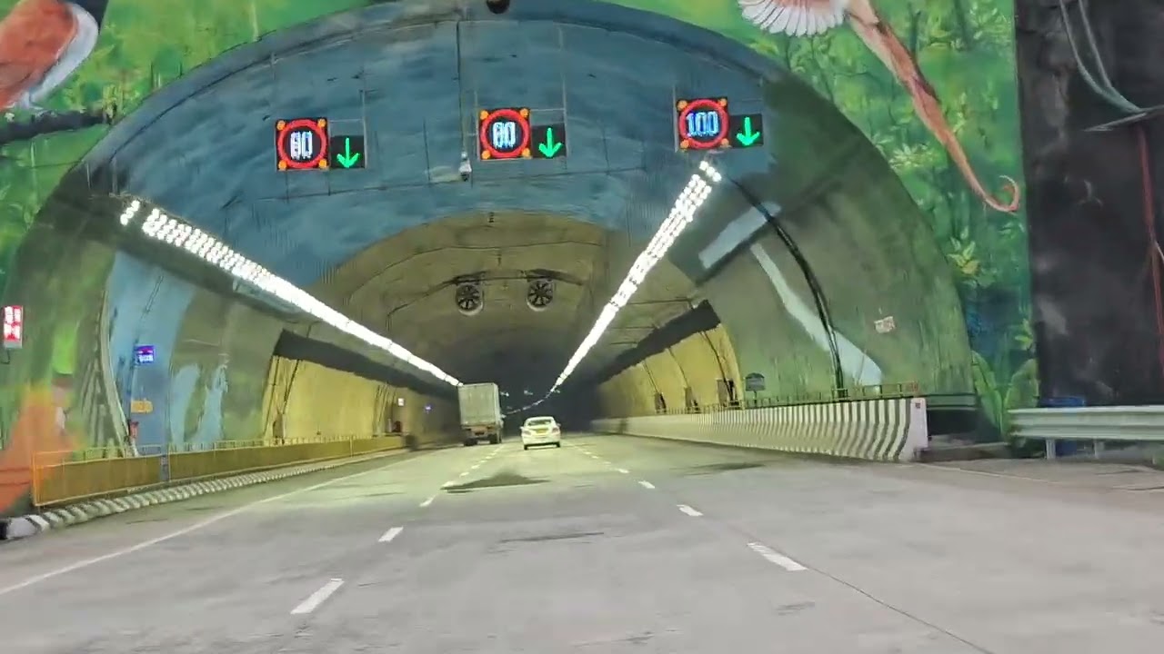 मुंबई ते नागपूर समृद्धी महामार्ग कसारा घाट बोगदा #tunnel  #samruddhiexpressway  