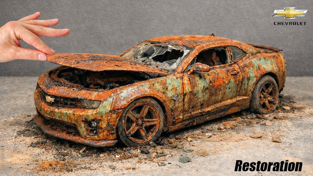 UNBELIEVABLE Chevrolet Camaro ZL1 Transformation! Restoration of an Abandoned Supercar
