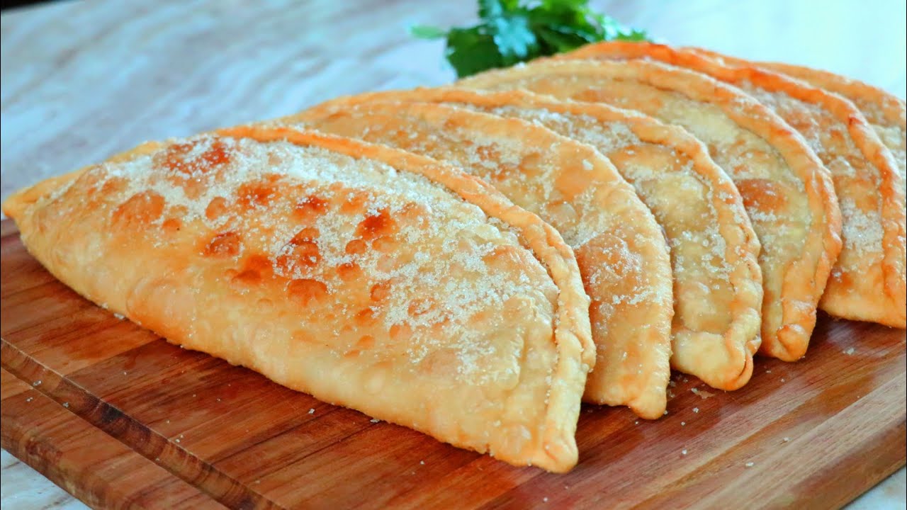 Empanadas de manjar de arroz|Masa de 3 ingredientes|Sin horno|Sin huevo
