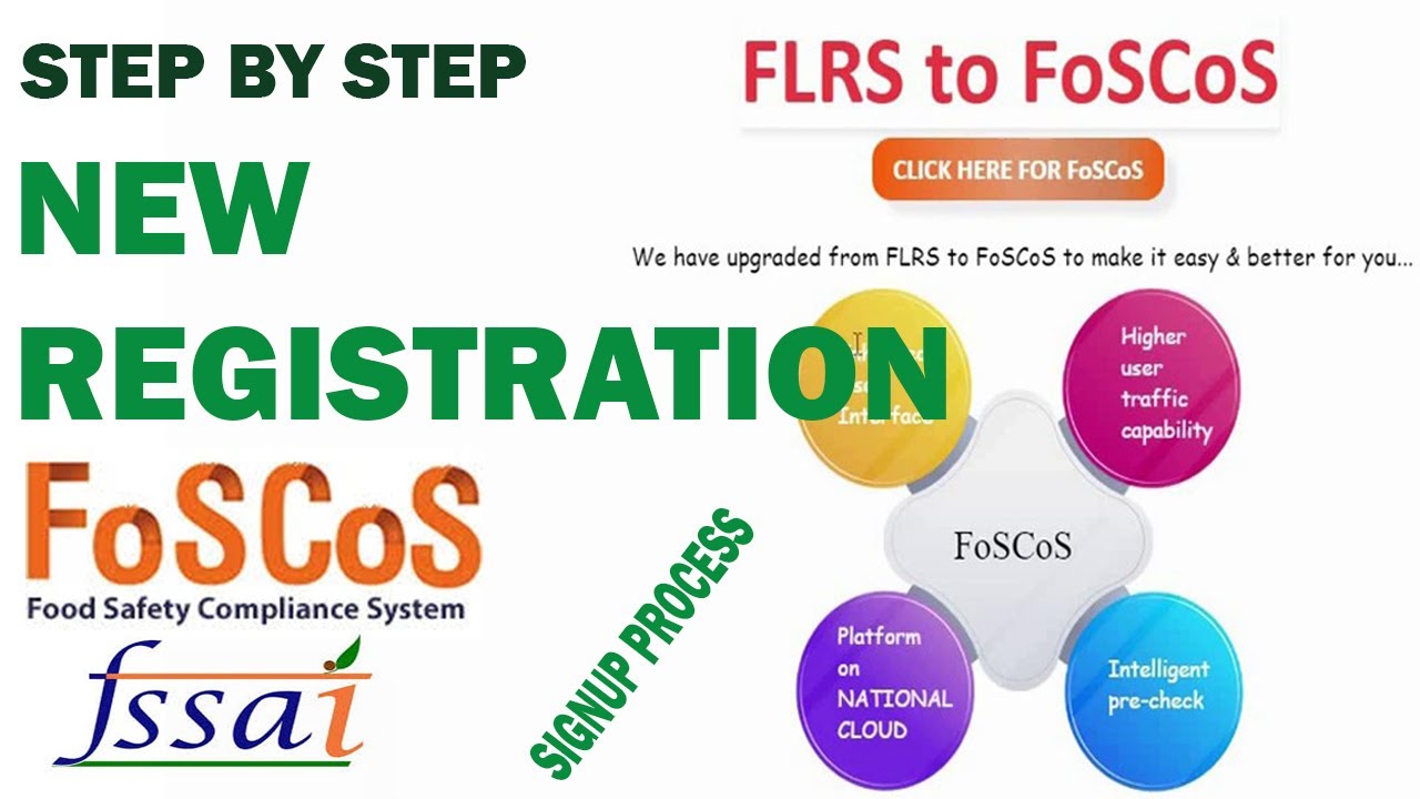 Foscos Fssai Registration New User Step by Step 2021 New Video