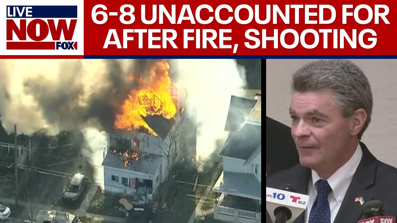 East Lansdowne, PA shooting, house fire: 6-8 unaccounted for, including children | LiveNOW from FOX