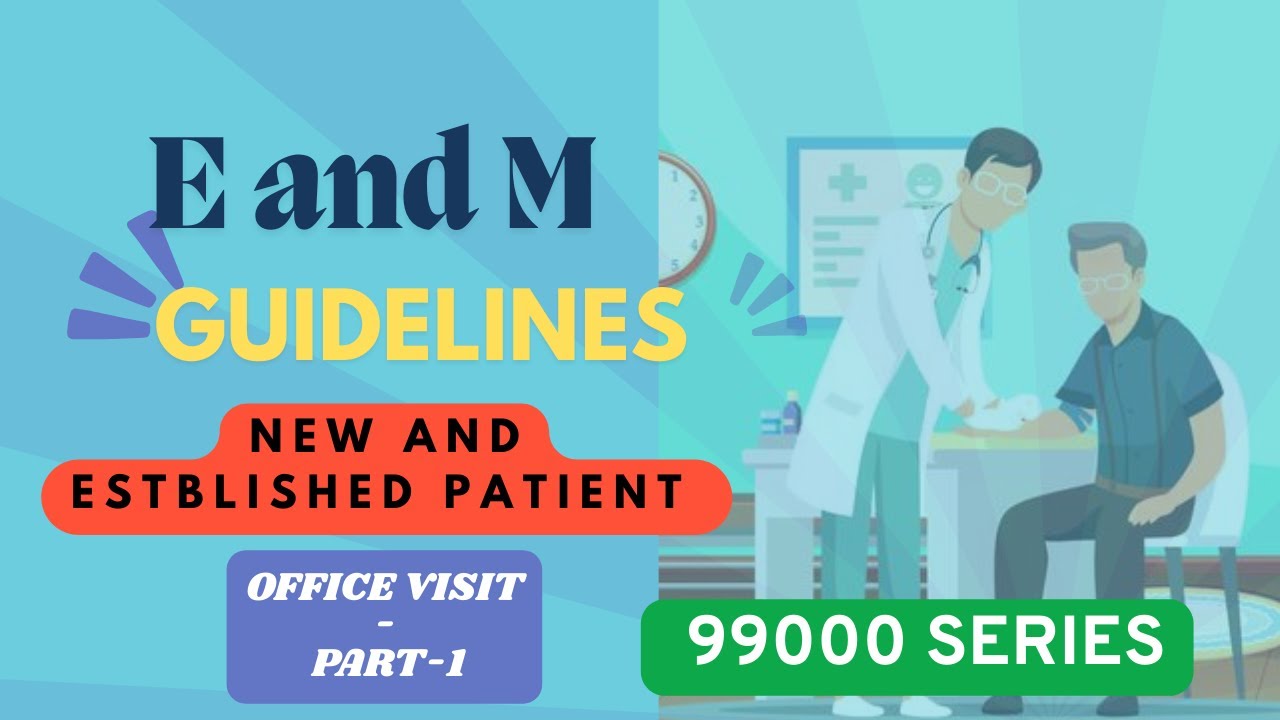 Evaluation and management guidelines - office visit-  part-1