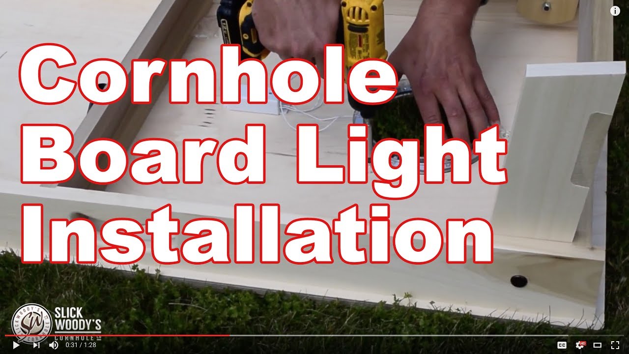 How to Install Cornhole Board Lights