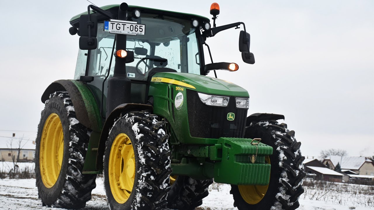 Kipróbálhattam egy John Deere 5100M traktort!