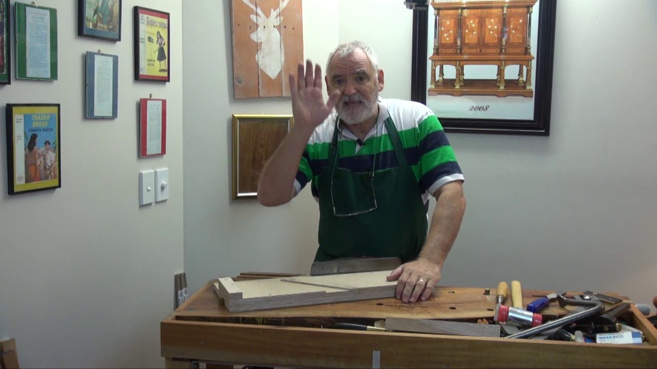 Shooting Board Made with Hand Tools Pt. 5 of 5