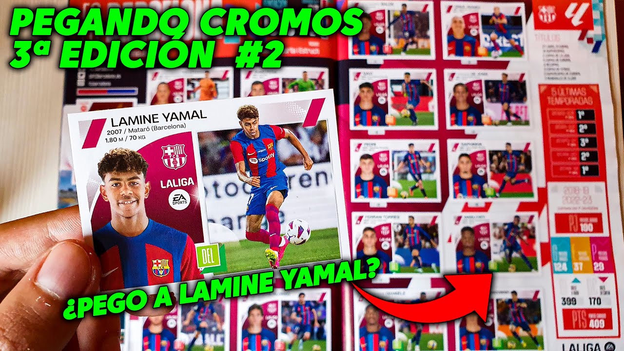 PEGANDO CROMOS de 3ª EDICIÓN de LIGA ESTE 2023/24 #2